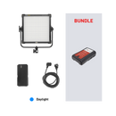 F&amp;V K4000 SE Daylight LED Studio Panel/EU/UK + NVM-95 95Wh V-Mount Battery Bundle