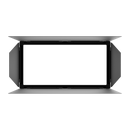 BK4-2 Barndoor Kit 4 Leaf with Frame for 2×1 Panels