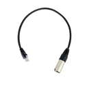 RJ45 to XLR-5 Male DMX Conversion Cable 30cm