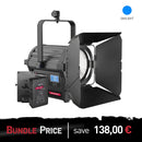 RAYZR 7 200 Daylight 7" LED Fresnel light +NHV-VM285 285Wh 29,6V V-Mount Battery+V-Mount Battery Plate Bundle